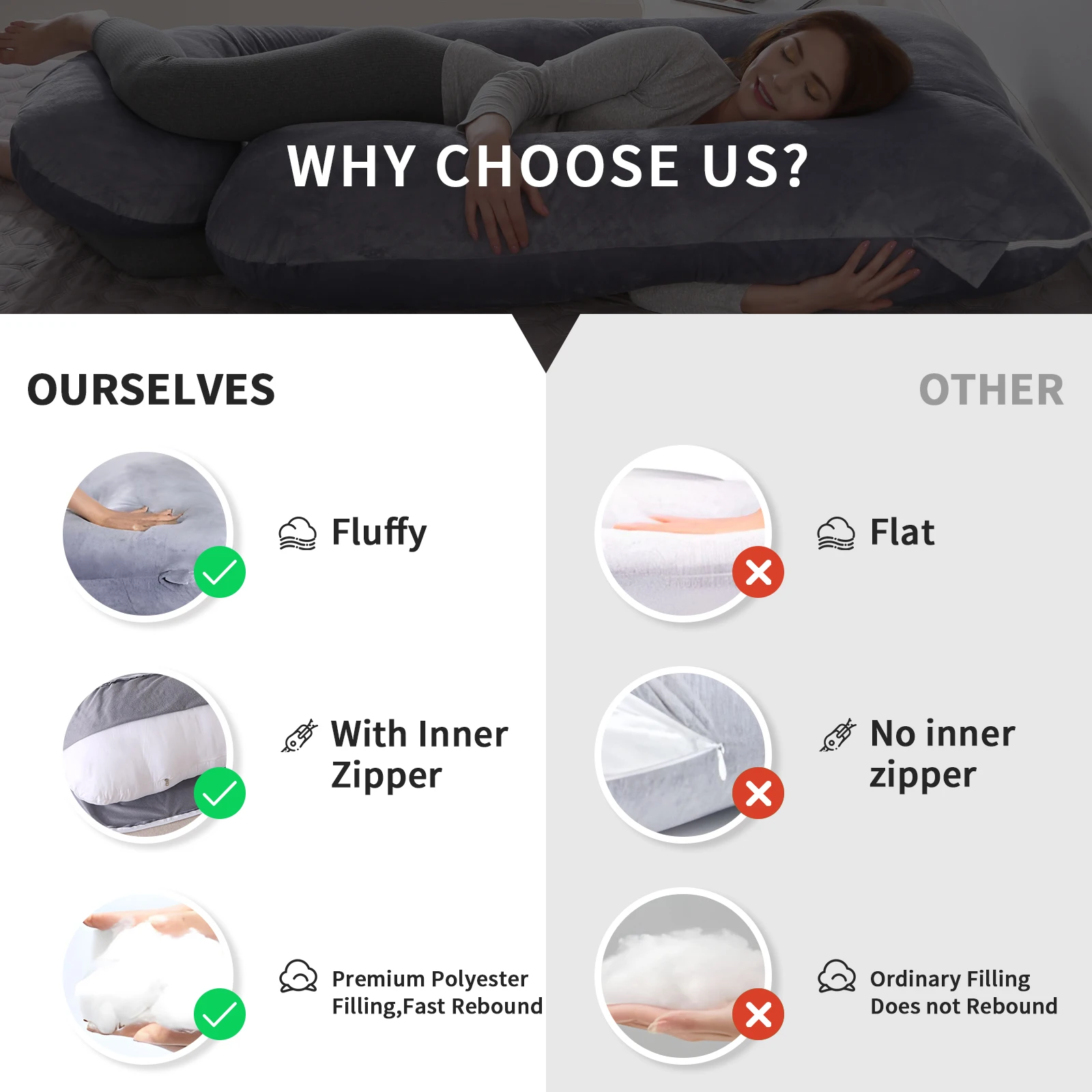 Full Body Maternity Pillow - Image 3