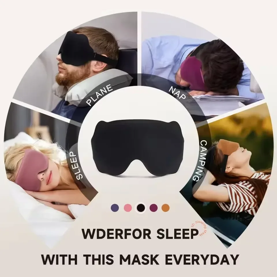 3D Contoured Sleep Mask - Image 5