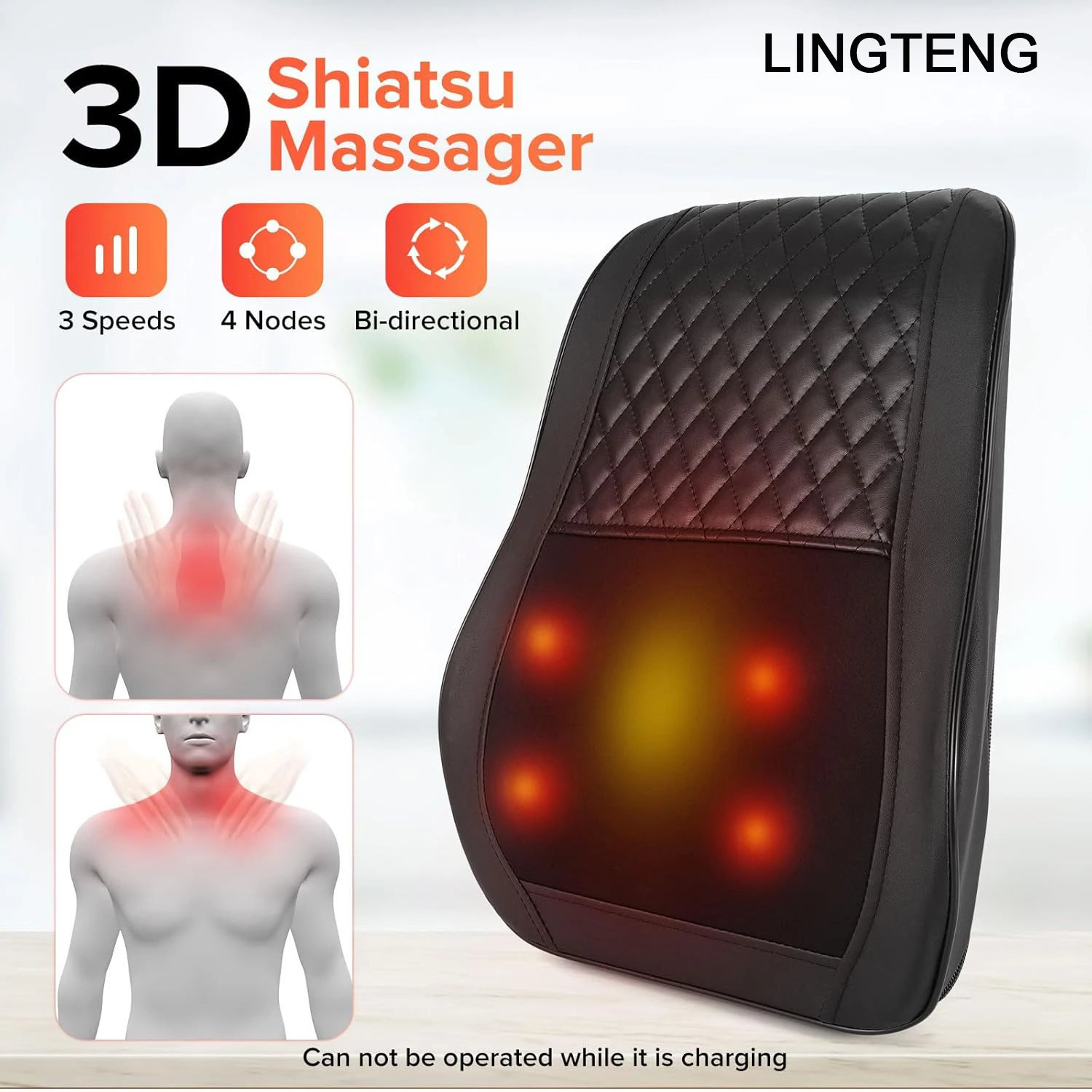 3D Heat Kneading Massager - Image 3
