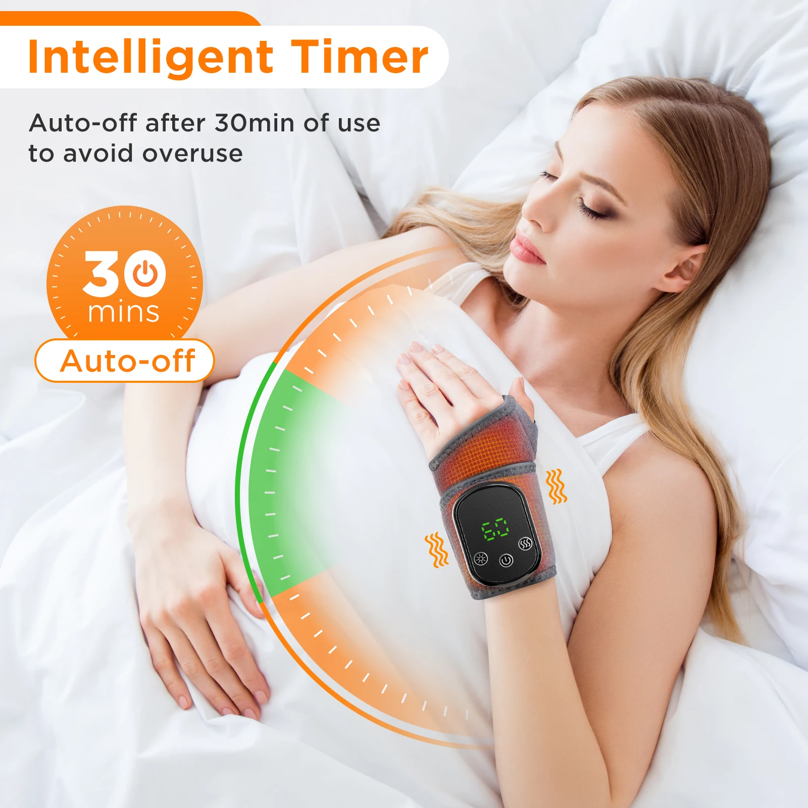Heated Wrist Massage Wrap - Image 5