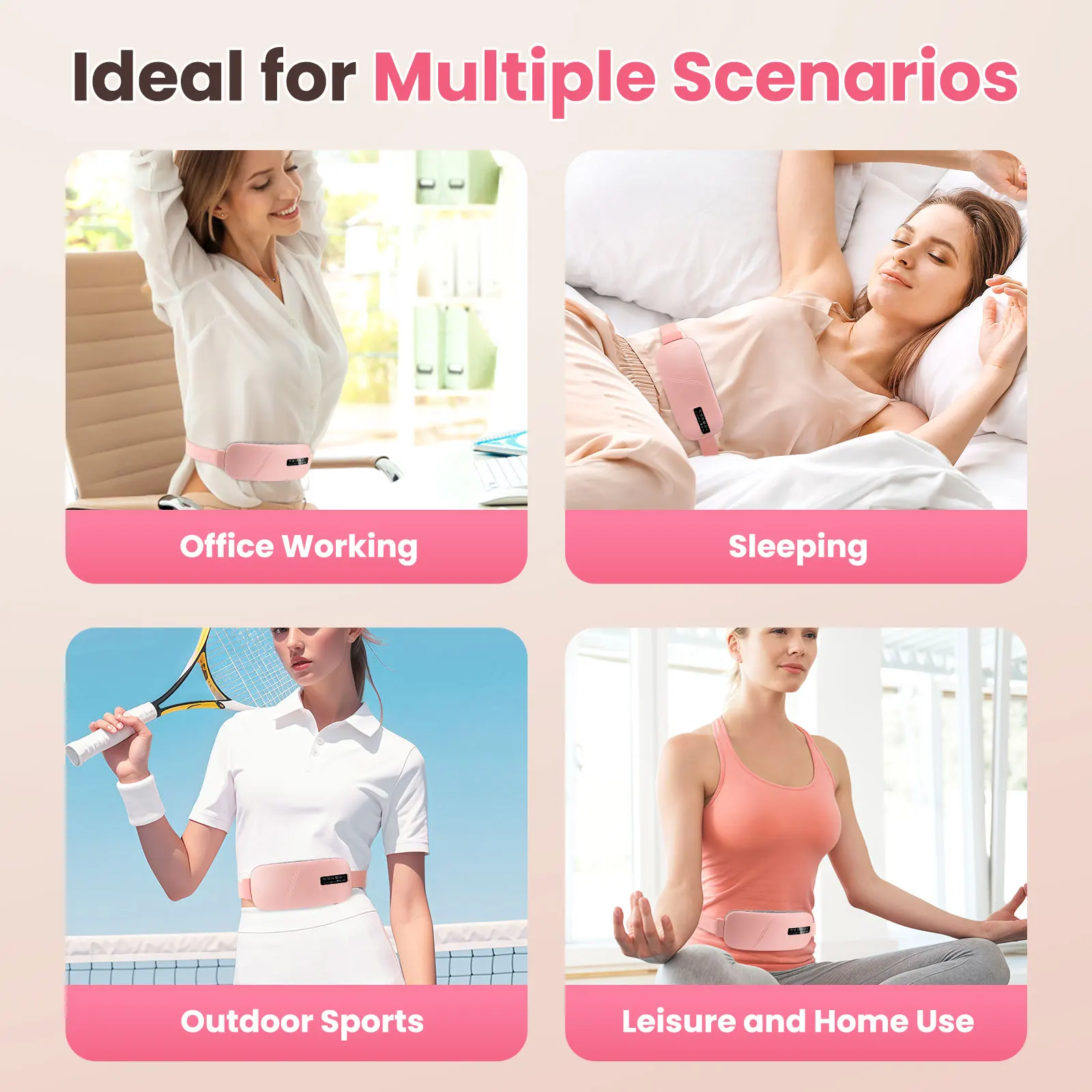 Heated Waist Massage Relief Belt - Image 4