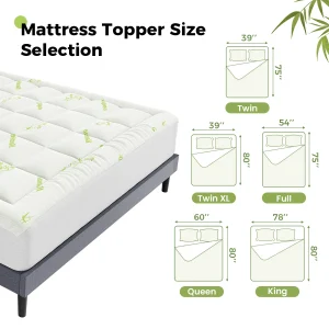 Bamboo Cooling Mattress Topper - Thumbnail Image 6