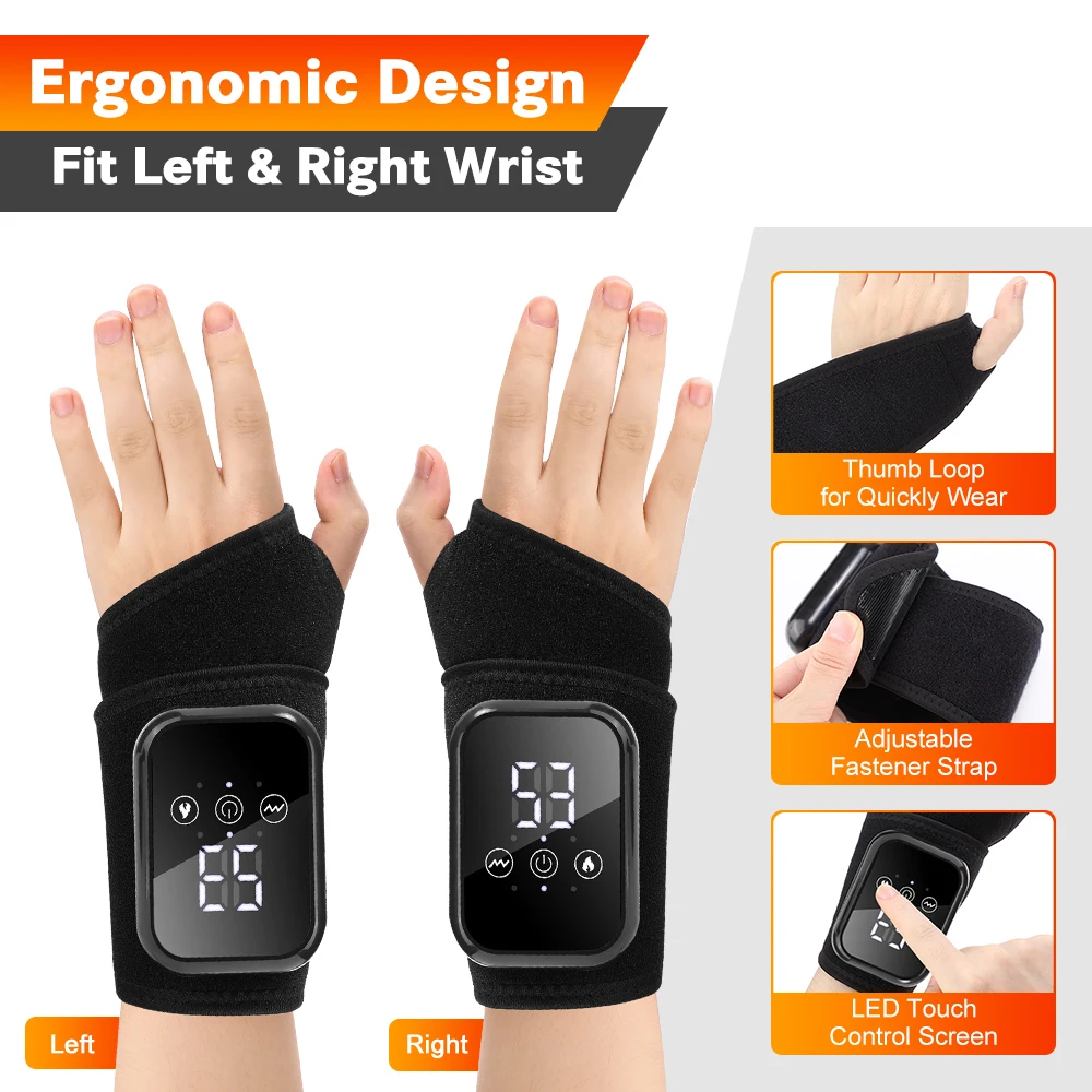 Heated Wrist Massage Wrap - Image 3
