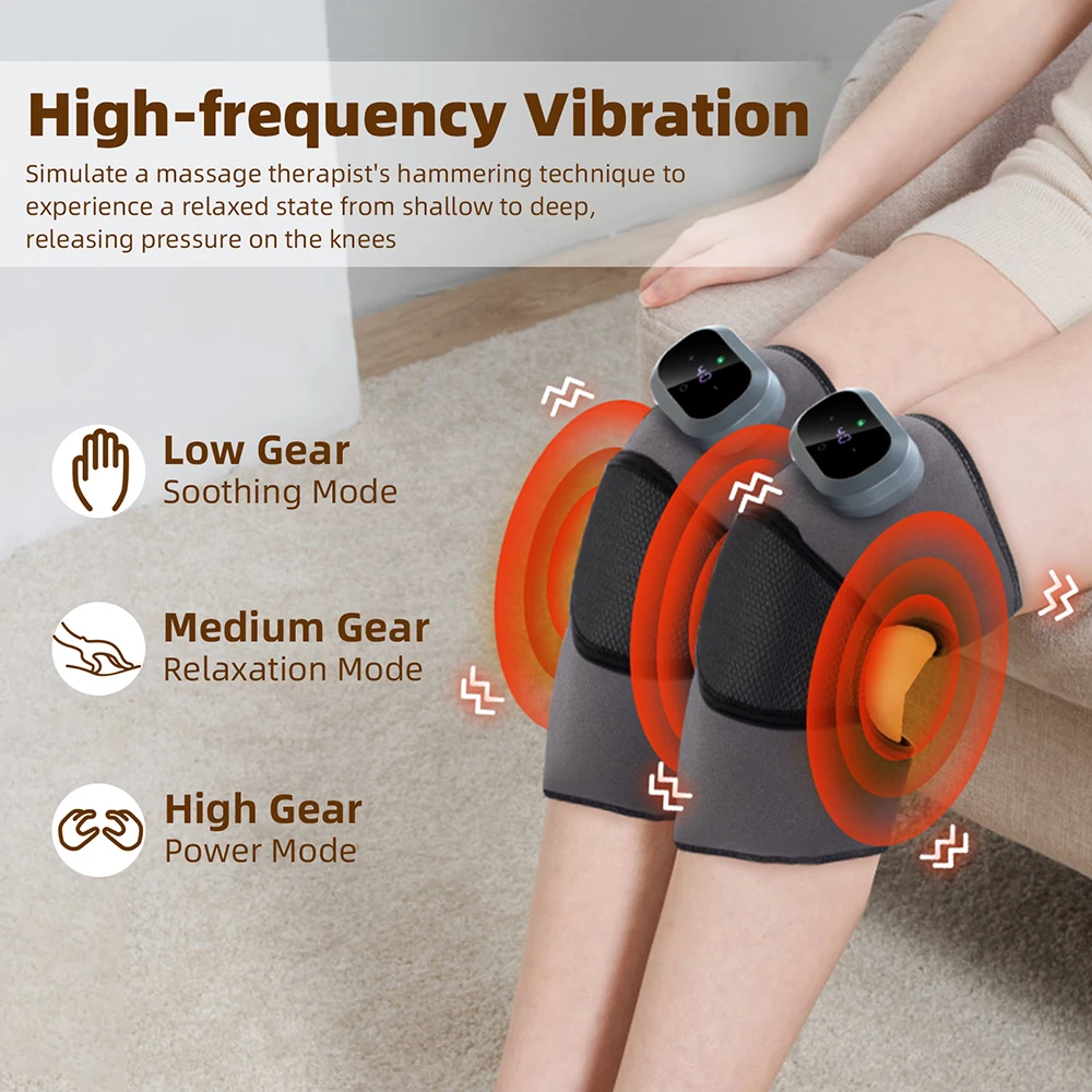Heated Knee Massage Support - Image 3